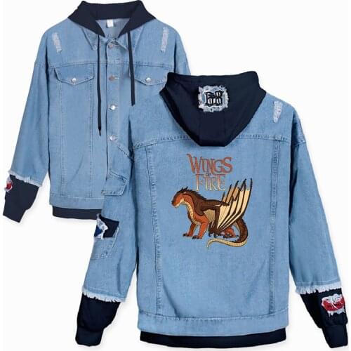 Wings of fire 2D Denim Jacket South Side Serpents Streetwear Tops Spring Jean Women Harajuku Denim Clothing Female
