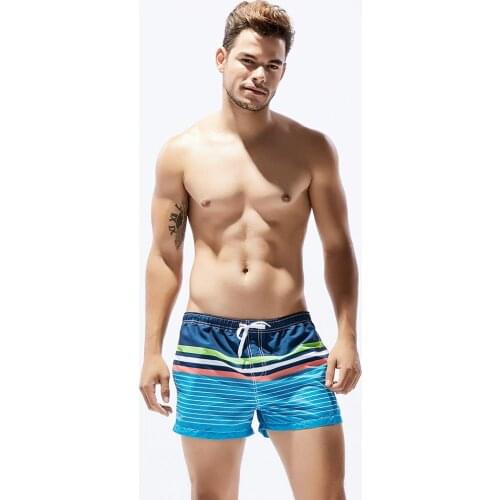 SEOBEAN summer mens beach pants quick-drying casual shorts travel surfing fashion loose fitness mens swimming trunks