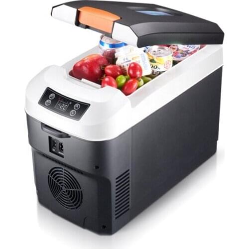 12v car freezer DC 220-240V AC 10L dual voltage mini car fridge refrigerator for car home travel