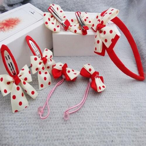 MISANANRYNE Fashion 7Pcs/set Kid Girl Infant Baby Headband Bow Flower Hair Band Accessories Headwear Wholesale