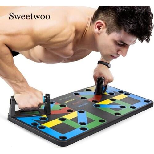 Multi-Function 9 In 1 Push-up Stands Gym Training System Home Muscle Equipment Push Up Rack Board For Men Comprehensive Fitness