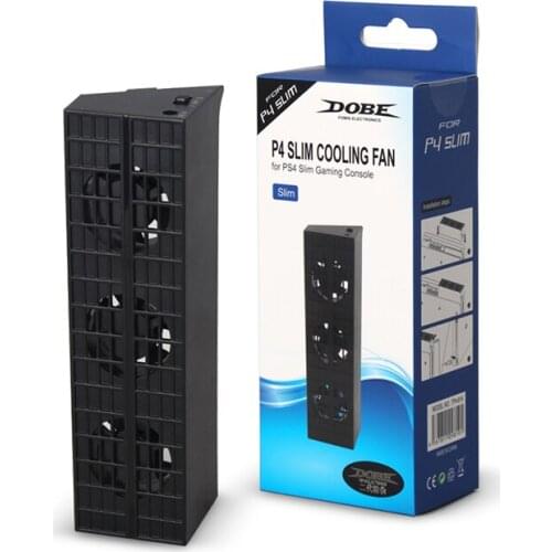 Cooling Fan Cooler Heat Exhauster Temperature Control For PS4 Slim Game Console