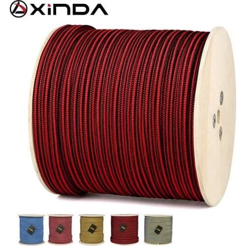 XINDA Escalada Paracord Climbing Tree Rope Accessories Cord High Strength Paracord Safety Jungle crossing Rope Survival