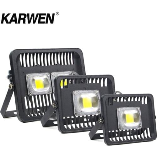 KARWEN 30W 50W 100W Reflector LED Flood Light AC 220v Waterproof IP65 LED Floodlight For Spotlight Refletor LED Outdoor Lighting