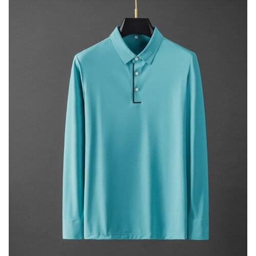 Minglu Spring And Autumn Male Shirts Luxury Solid Color Long Sleeve Casual Mens Dress Shirts Fashion Slim Fit Man Shirts 3XL