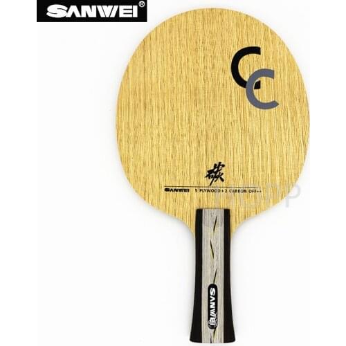 SANWEI CC Table tennis blade 5 wood+2 carbon OFF++ training without box ping pong racket bat paddle tenis de mesa