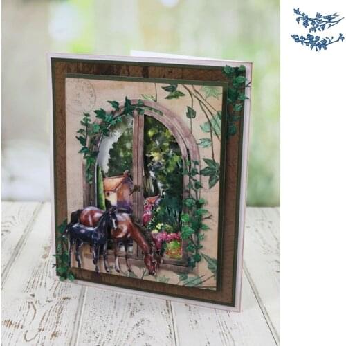 Dies Scrapbooking Metal Ivy Trails Cutting Dies Craft Embossing Make Paper Greeting Card Making Template DIY Handmade 2021 New