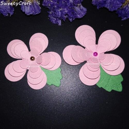 Stamps Dies Scrapbooking 3D Flower Leaves Background METAL CUTTING DIES new 2021 Crafts Embossing Stencils Paper Card Making