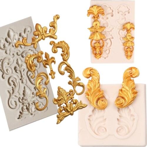 Sugarcraft 1 piece Border silicone mold fondant mold cake decorating tools chocolate gumpaste mold