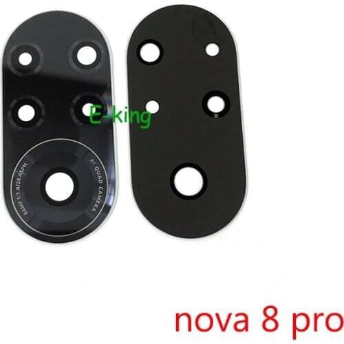 10PCS Rear Back Camera Glass Lens Cover For Huawei Nova 8 Pro With Ahesive Sticker Replacement Parts