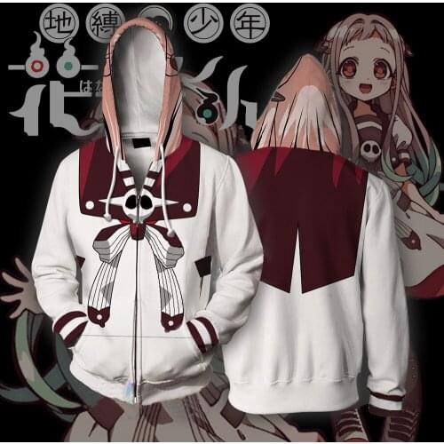 Toilet-Bound Hanako-kun Nene Yashiro 3D Print Hoodies Sweatshirts Cosplay Hooded Casual Coat Jacket