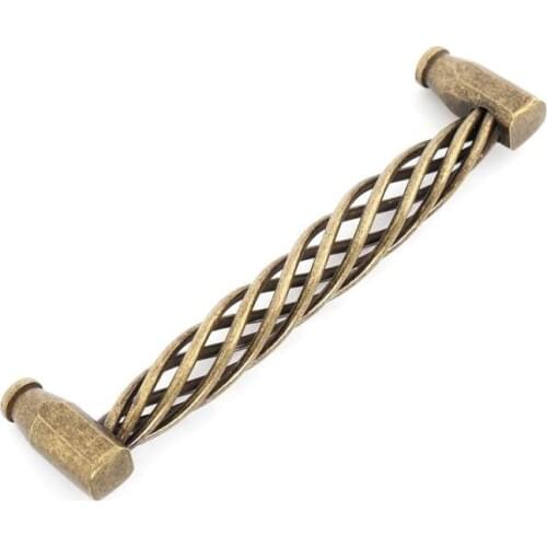 UNILOCKS 5Pcs/Lot Drawer pull handle Black birdcage Cabinet Handle ( C:C:160MM L:173MM H:38MM )