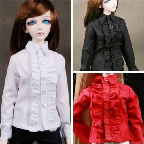 [wamami] 80# Red/Black/White Clothes/Shirt 1/4 MSD 1/3 SD DZ AOD BJD Dollfie Outfit