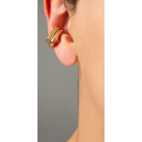 Womens Square Model Cartilage Earrings