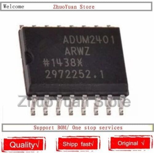 1PCS/lot New original ADUM2401 ADUM2401ARWZ ADUM2401BRWZ IC Chip SOP-16