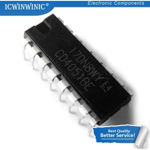 100PCS CD4051BE CD4051BD DIP16 CD4051 DIP 4051BE DIP-16 new and original IC