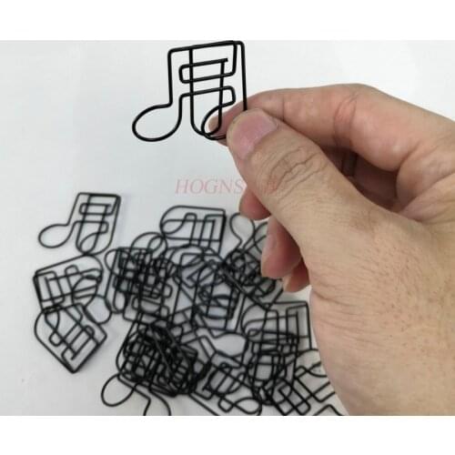20pcs paper clips Black Note Music Paper Clip New Romantic Paper Clip Cartoon Paper Clip Shaped Paper Clip Musical Instrument