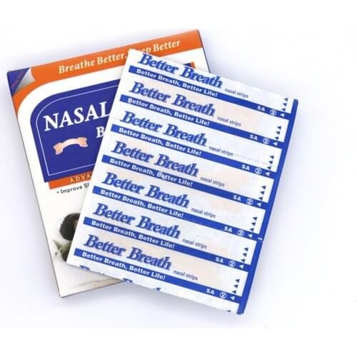 300pcs/lot Large Size (66x19mm) Stop Snoring Better Breath Nasal Strips Breathe Right Nasal Strips Nose Patch for Good Sleep Aid