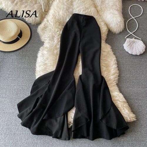 Женские брюки широкие Alisawang China At AliExpress