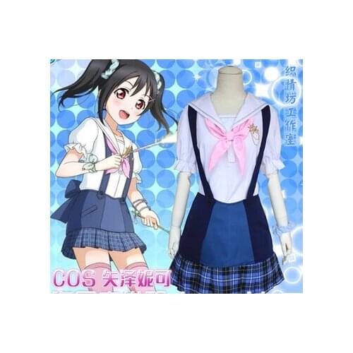Free shipping Anime Love Live Cosplay Costumes Women Rin Hoshizora Minami Kotori Nico Yazawa Eli Ayase Sailor Uniform costume