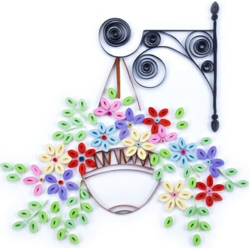 DIY paper craft scrapbook art Design paper quilling room decoration scrapbook kit quill decoupage material tools quilling kit