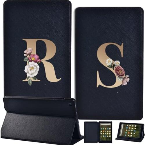 Tablet Case for Amazon Fire HD 8 Plus/HD 10(5th/7th/9th)/HD 8 (6th/7th/8th)/Fire 7(5th/7th/9th) Leather Protective Shell + Pen