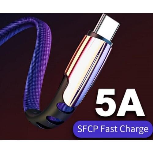 5A USB Type C Cable Fast Charging For Samsung S9 S8 Note 9 8 Huawei P20 7A 8S pocophone F1 Micro USB Cable For iPhone X XR XS 8