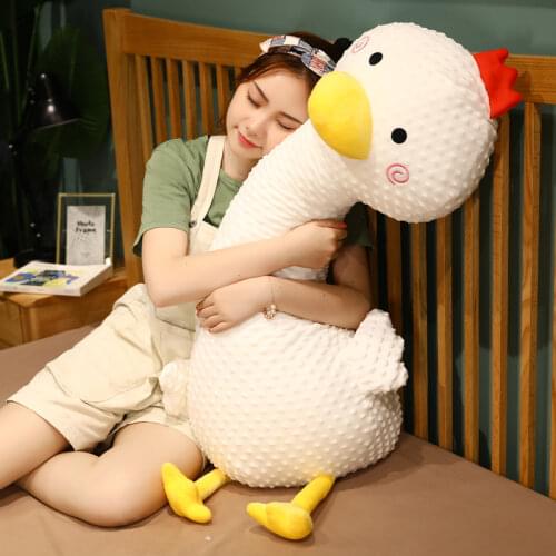 Kawaii Plush Big White Goose Toys Animal Toys Duck Pillow Stuffed Toys Animal Baby Dolls Plush Infant Doll Soft Nordic Home Deco