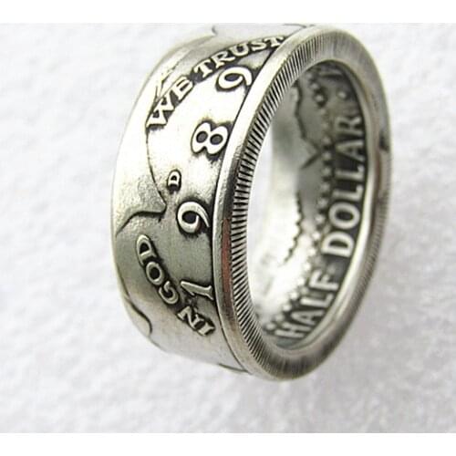 US Kennedy '1989' Half Dollar Coin Ring Handmade In Sizes 7-14