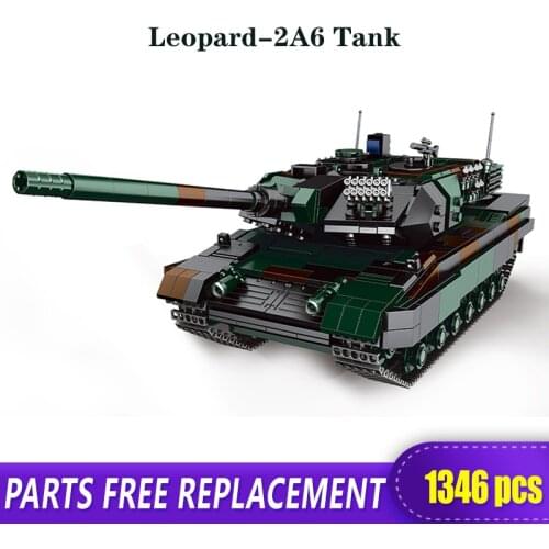 New XINGBAO 06040 The Germay Leopard-2A6 Main Battle Tank Military Model Building Blocks Bricks Children Toys Birthday Gifts