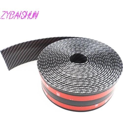 Stickers 5D carbon fiber rubber stowage sill protector Goods for Audi all series Q3 Q5 SQ5 Q7 A1 A3 S3 A4 A4L A6L A7 S6 S7 A8