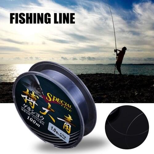 100m Nylon Fishing Line Super Strong Pull Cut water Quickly Wear Resistant Bite Resistant Sea Rod Fishing Line