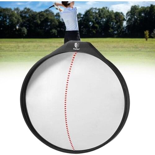 Golf Training Mirror Wide Angle Putting Convex Mirror Trainer Golf Alignment Training Aid For Swing Accessories Y0E5