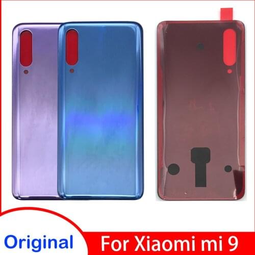 Original Back glass Cover For Xiaomi Mi 9 Mi9 Back Door Replacement Battery Case Mi 9 Rear Housing Cover