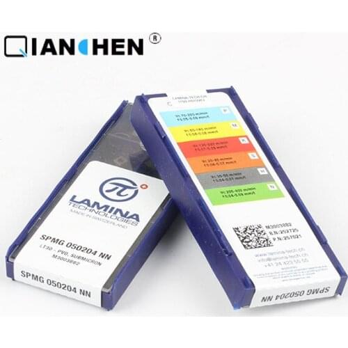 Genuine original high quality high-performance LAMINA SPMG 050204 NN LT30 (10pcs/lot) tungsten Carbide Cutting tools inserts