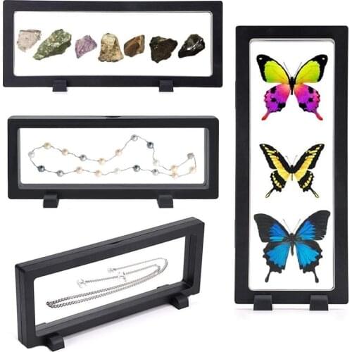 10Pcs Suspended Jewelry Coin Display Box Storage Case for Medal Collection Coins Specimen Earrings Necklace Ring Jeweller Holder