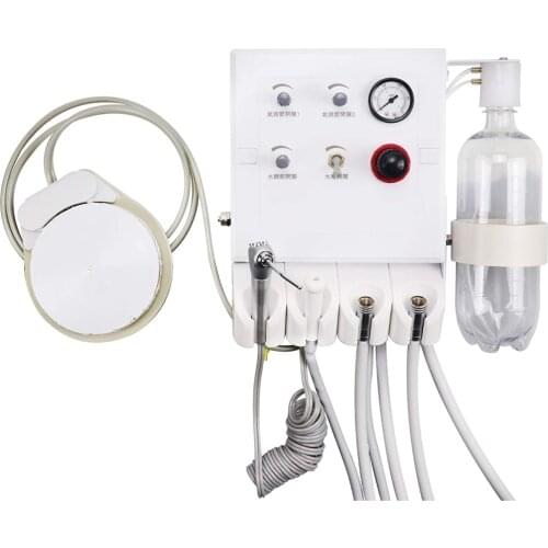 Portable Home Use Dental Unit Air Turbine Handpiece Control Panel Set Weak Suction Import Dentist Goods Supplies