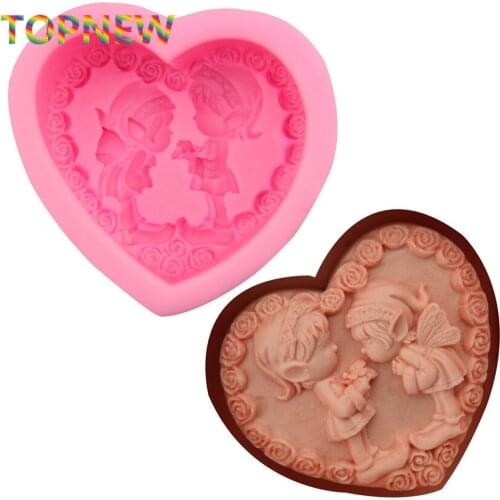 Lovely girls shape silicone soap mold,Fondant Cake Decorating styling Tools, bakeware,cooking tools kitchen accessories 2278