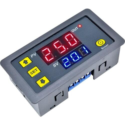 LED Digital Time Delay Relay AC 110 220V DC 12V LED Display Cycle Timer Control Switch Adjustable Timing Relay Time Delay Switch