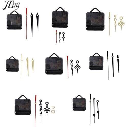 1 Set Hour/Minute Hand Clock Movement Black Red Silent Wall Clock Quartz Movement Mechanism DIY Wall Clock Quartz Clock