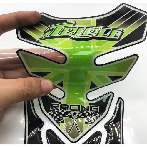 3D Motorcycle Oil Gas Fuel Tank Pad High Quality Gel Protector Sticker Decal For Triumph Speed Street Triple Daytona