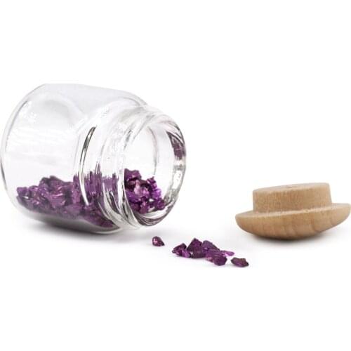 4Pieces Mini Glass Jar Corked Kitchen Pot for 1/12 Dollhouse Decorative