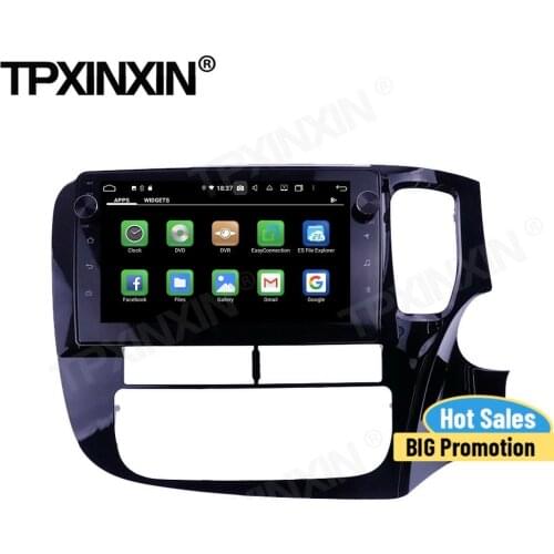 Carplay Car Radio 2 Din Stereo With Control Android For Mitsubishi Outlander 2014 2015 2016 2017 2018 GPS Player Audio Head Unit