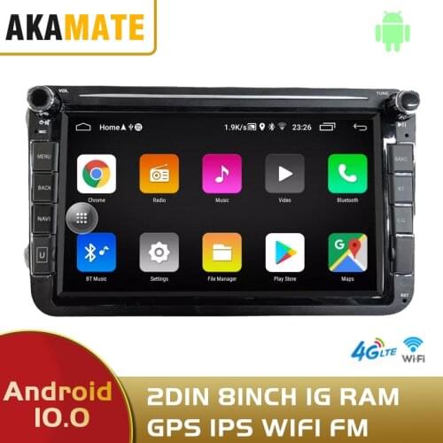 2din Android Car Radio 8inch HD Video Player Bluetooth GPS WIFI Support Canbus For Universal Volkswagen Skoda Golf FM Radio