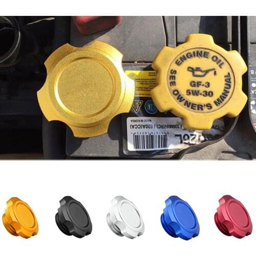 Aluminum Alloy Car-Styling Vehicle Oil Fuel Filler Cap Decoration for Subaru