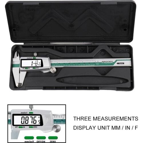 Professional Metal Electronic Digital Caliper LCD Display Digital Accuracy Vernier Caliper Gauge Micrometer Measuring Tool