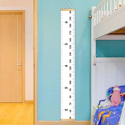 Wooden Children Height Ruler Hanging Height Measure Ruler For Kids Growth Chart Table Home Wall Decorations
