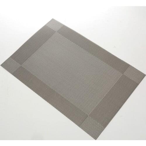 Chic Elegant Heat-resistant Waterproof Decoration Table Placemat Fashion Europe Style PVC Non Slip Dining Mats Kitchen Tools