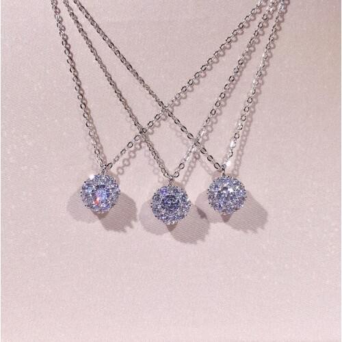 Hot New 925 Sterling Silver Dolphin Necklace Silver Color Pendant & Chain For Women Gift Lovely Cute Animal Charm Jewelry