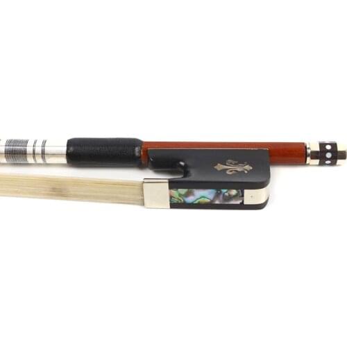 Yinfente Advanced Cello Bow 4/4 Brazilwood Bow Stick Natural HorseTail Great Balance